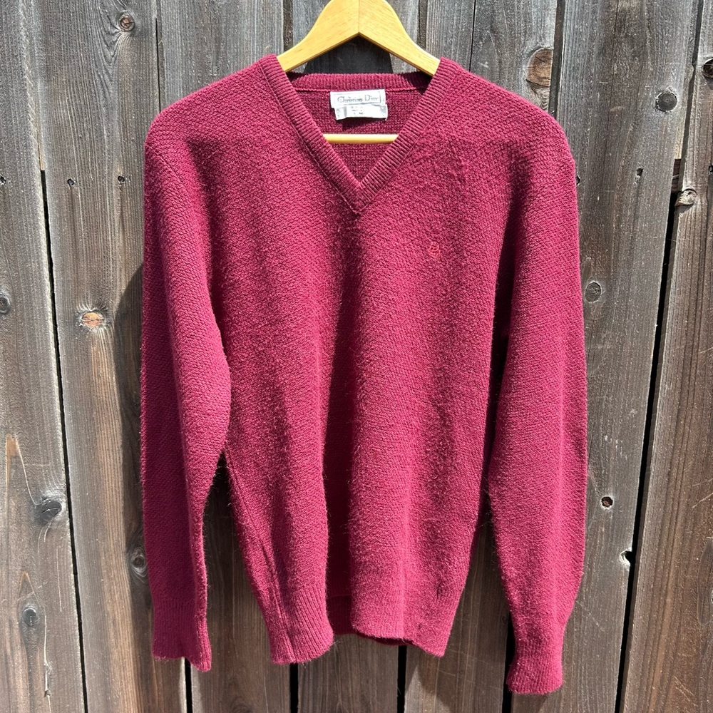 VINTAGE 90’s CHRISTIAN DIOR MINIMALIST SWEATER